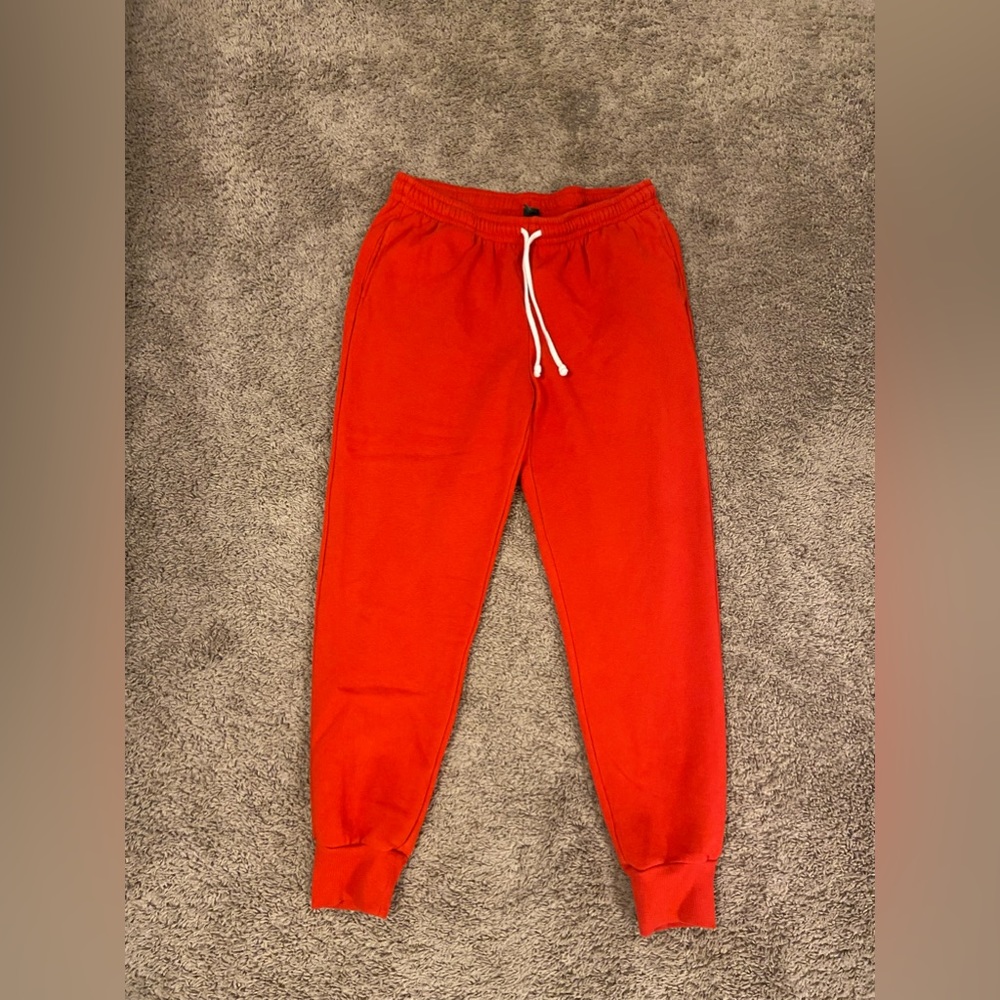 wild fable red cuffed sweat pants
